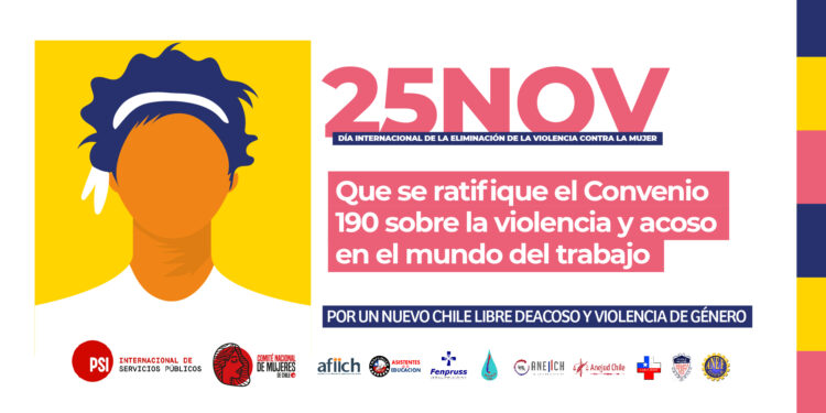 25 de noviembre: ¡rompe el silencio, la violencia no tiene lugar en el trabajo!