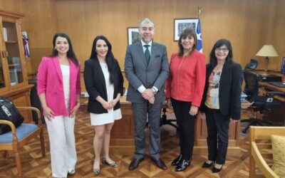 Presidenta y secretaria nacional visitan la Regional de Valdivia