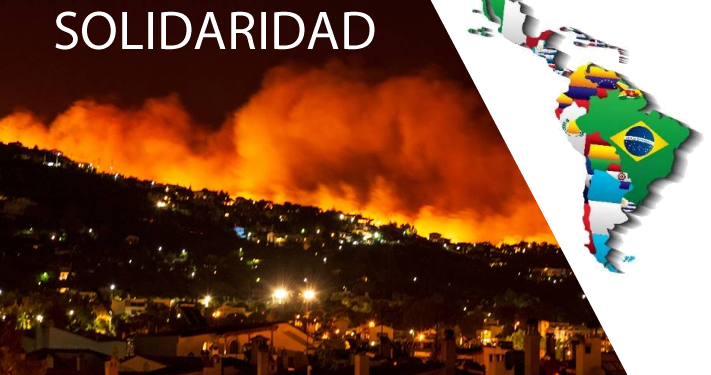 Carta de solidaridad del  CLTPJ – por incendios forestales región de Valparaíso