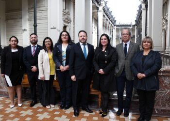 En visita protocolar Anejud plantea al Presidente de la Corte Suprema la necesidad de Mejoras Laborales