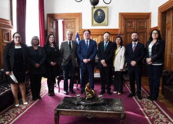 En visita protocolar Anejud plantea al Presidente de la Corte Suprema la necesidad de Mejoras Laborales