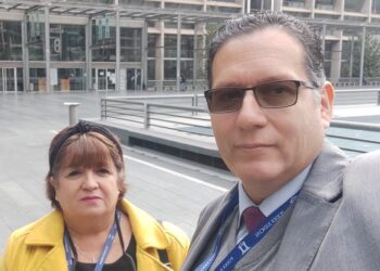 Anejud Santiago visitó el Centro de Justicia para conocer las medidas de seguridad implementadas a favor de los funcionarios