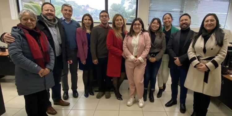 Directorio Nacional de Anejud visita los Juzgados de Talcahuano