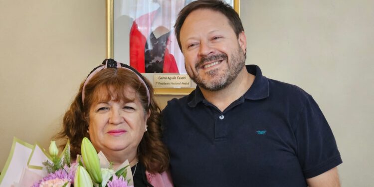Anejud homenajea a su primera presidenta en el marco del mes de las mujeres