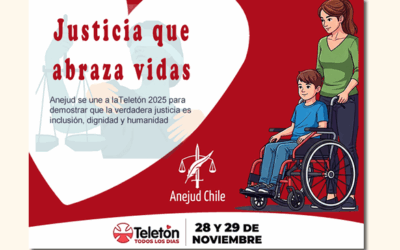 Anejud Chile abraza la Teletón con fuerza y corazón