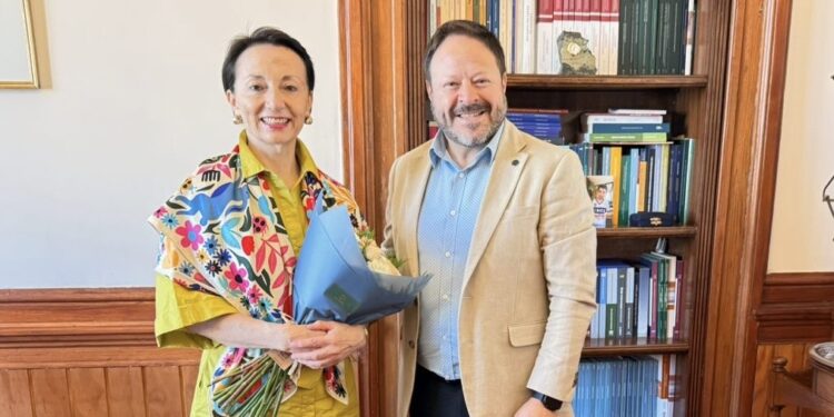 Presidente de Anejud realiza visita protocolar a la primera mujer Presidenta de la Corte Suprema