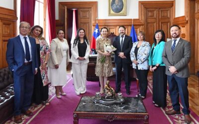 Directorio Nacional de Anejud saluda a la primera Presidenta de la Corte Suprema y entrega propuesta de nuevo Estatuto Administrativo