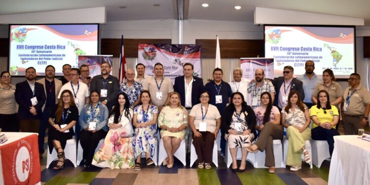Anejud fortalece su liderazgo internacional en el XVII Encuentro de la Confederación Latinoamericana de Trabajadores del Poder Judicial