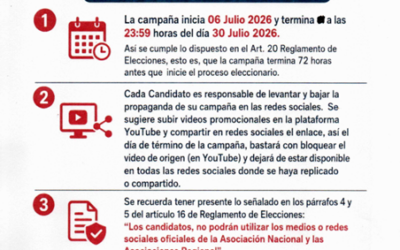 Comisión Nacional de Elecciones informa período oficial de campaña 2026