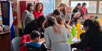 Niños y niñas dibujan sus derechos en Coquimbo junto a AnejudChile y Teletón